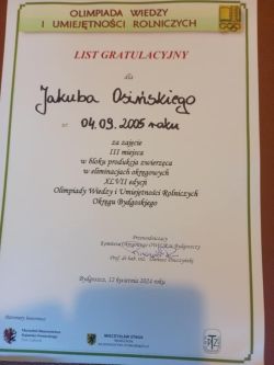 Sukces Kuby na OWIUR (2)