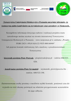 Staż zagraniczny