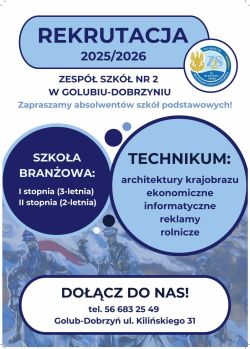 Rekrutacja do Zespołu Szkół nr 2 - Zapraszamy uczniów klas ósmych!  (1)