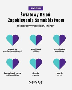 10 września – Światowy Dzień Zapobiegania Samobójstwom