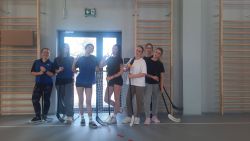 Unihokej na lekcjach WF1