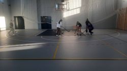 Unihokej na lekcjach WF4