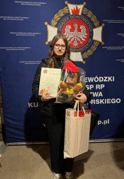 III miejsce Nikoli w etapie wojewódzkim XXVIII Wojewódzkiego Konkursu Plastycznego „Zapobiegajmy pożarom”1