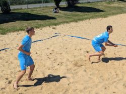 Podwójne Mistrzostwo Powiatu w Siatkówce Plażowej dla Zespołu Szkół nr 217