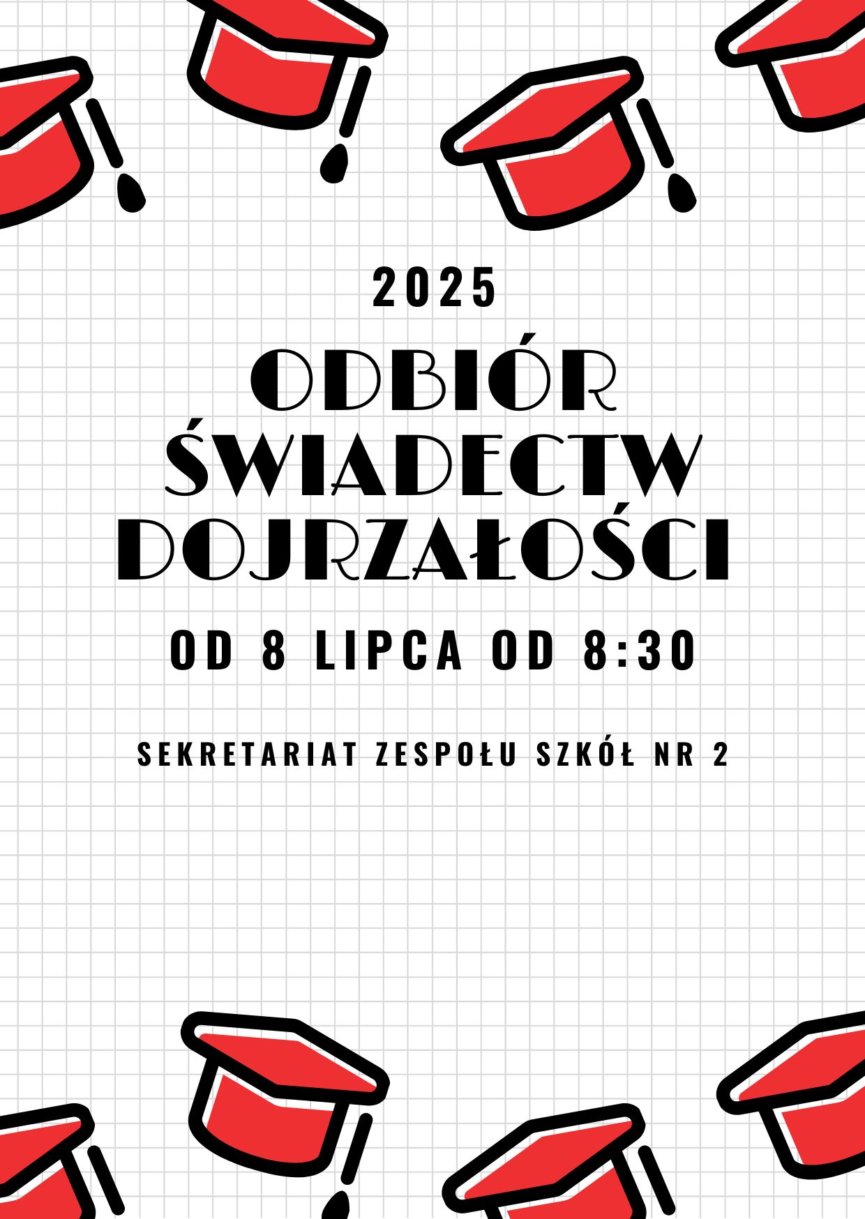 Odbiór świadectw dojrzałości