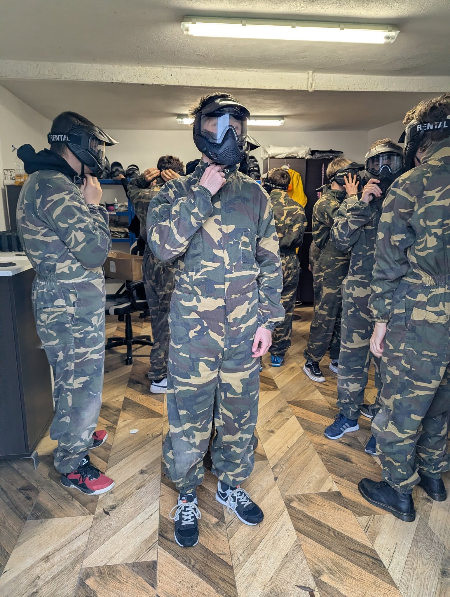 Wyjazd 3TI na paintball