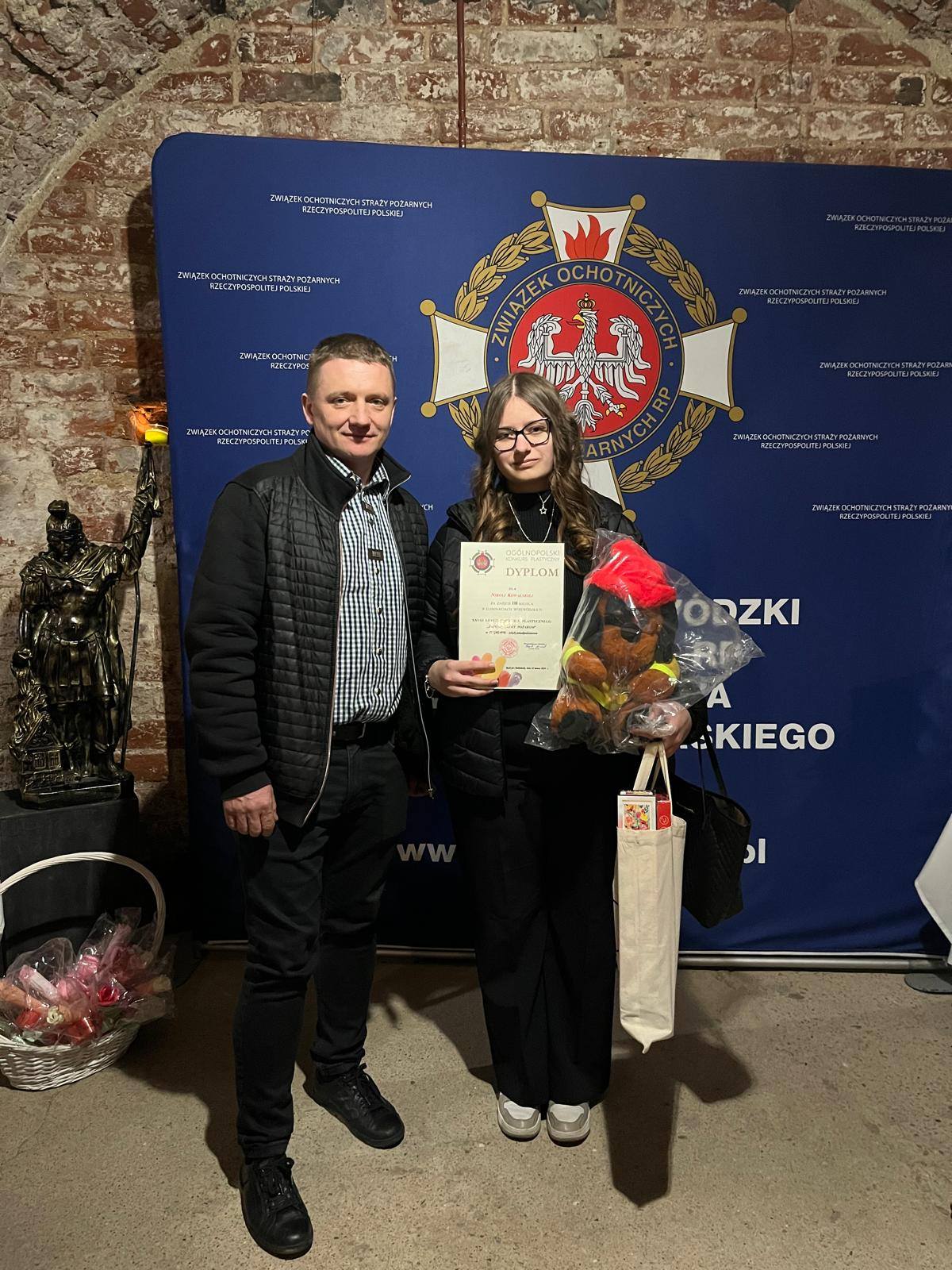 III miejsce Nikoli w etapie wojewódzkim XXVIII Wojewódzkiego Konkursu Plastycznego „Zapobiegajmy pożarom”