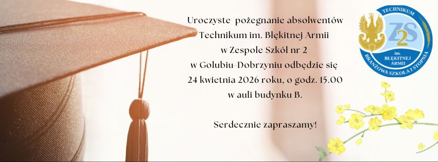 Zakończenie roku szkolnego dla absolwentów TECHNIKUM.