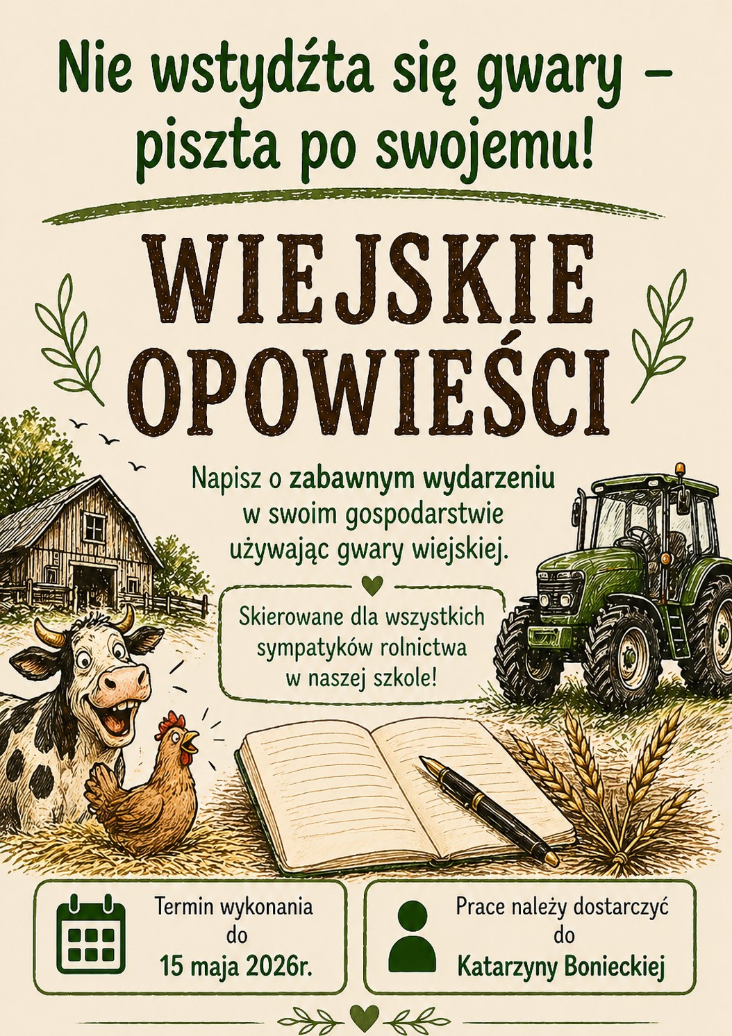 Konkurs z okazji Dnia Rolnika